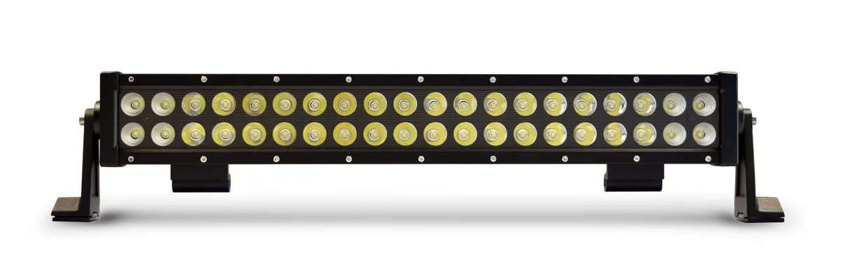 DV8 Offroad BR20E120W3W 20 in. Dual Row LED Light Bar; Black Face product image