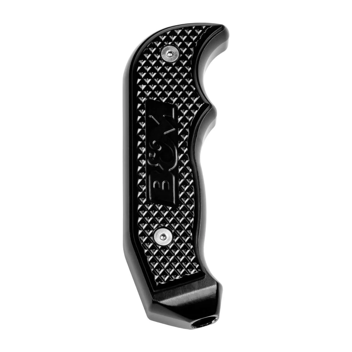 Synergy Manufacturing Magnum Grip Shift Handle Direct Fit 2016-2017 Toyota Tacoma Automatic TransmissionBlack Anodized Aluminum Body Black Polycarbonate Grips