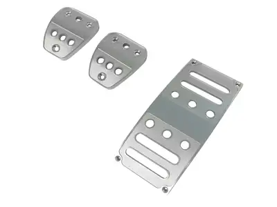 Drake Muscle Pedal Covers; Incl. Accelerator/Brake/Clutch Cover;
