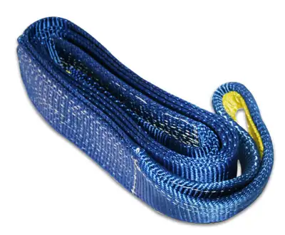 Bulldog Winch Tree Saver Strap 3 Inch x 10 Foot 30 000 LBS BS Polyester Blue Bulldog Winch