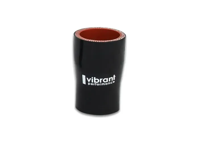 Vibrant Performance Reducer Coupler; 4.5 in. Inlet ID; 5 in. Outlet ID; 3 in. Length; 12 PSI Maximum Operating Pressure; 0.2 in. Wall Thickness; Black;