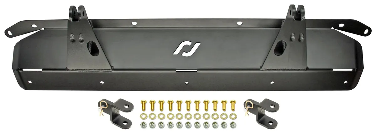 Tow Bar Mounting Kit 07-18 Wrangler JK Front Bolt-On Includes Mounting Plate Tow Bar Attaching Forks Hardware For Use w/ CE-9033F RockJock 4x4 product image