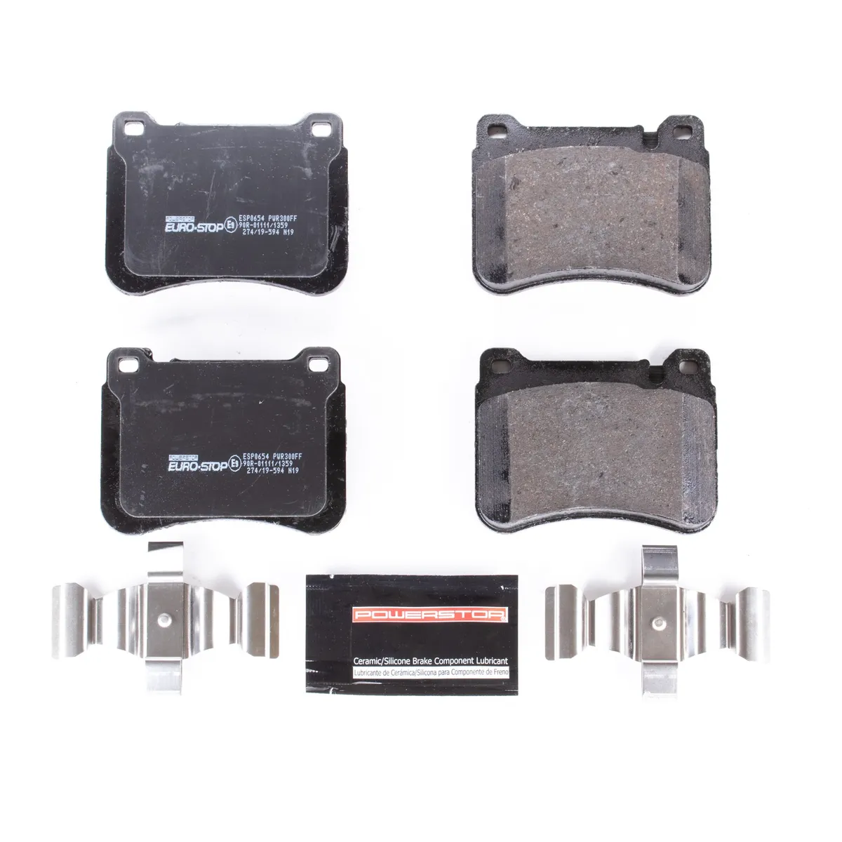 EuroStop ECE-R90 Certified Brake Pad Set product image