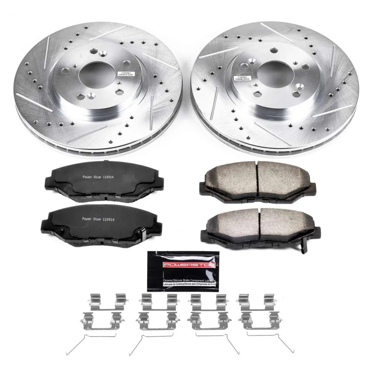 Z36 Truck/Tow Upgrade Kit: Drilled/Slotted Rotors; Carbon-Fiber Ceramic Pads W/Hardware product image