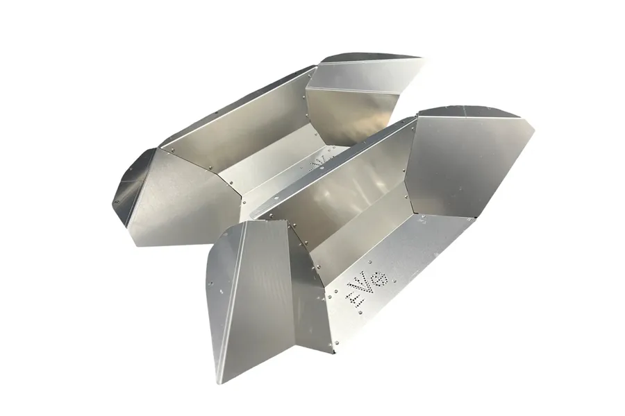 Evo Manufacturing Rear Aluminum Inner Fenders - Bare - JT product image