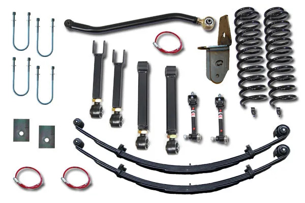 Clayton Off Road Jeep Cherokee 4.5 Inch Overland Plus Short Arm Lift Kit 1984-2001 XJ Clayton Off Road