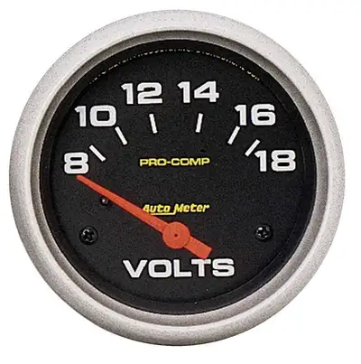AutoMeter 2-5/8 in. VOLTMETER, 8-18V, PRO-COMP