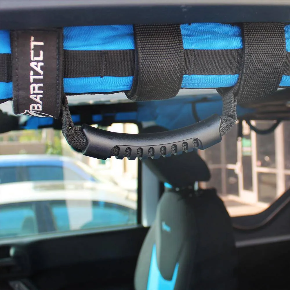 Bartact Universal Roll Bar Rubber Grip Grab Handles, Pair - Black product image