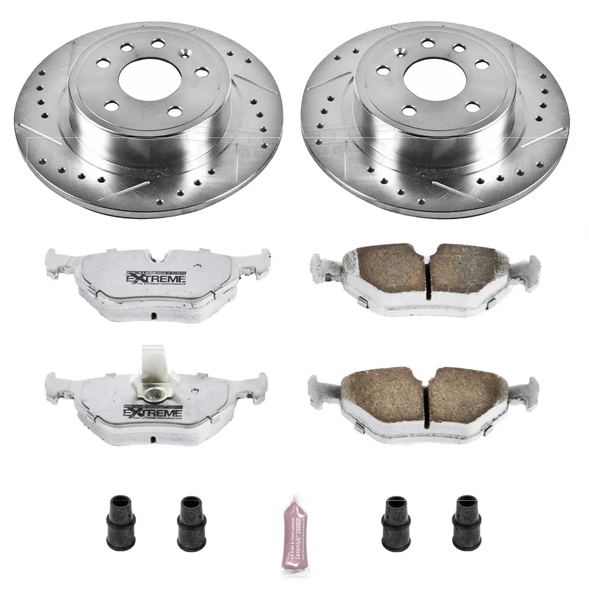 Z26 Street Warrior Upgrade Kit: Drilled/Slotted Rotors; Carbon-Fiber Ceramic Pads W/Hardware product image