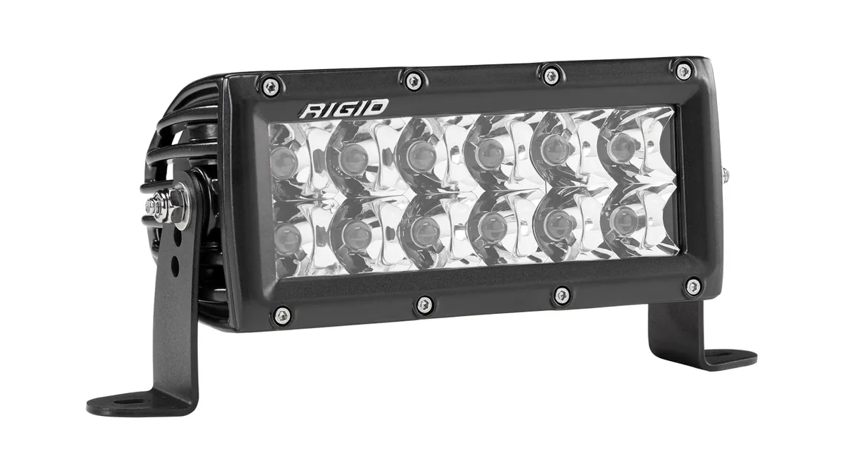Rigid E-Series Pro LED Light, Spot Optic, 6 Inch, Black Housing product image