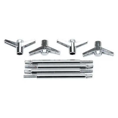 Edelbrock Edelbrock 4401 2-Piece Wing Bolts 4-1/4 long (Qty 4)