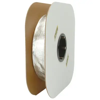Design Engineering DEI 93419 Heat Sheath Aluminized Sleeving 1 x 50' 010419B50