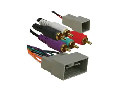 Metra Electronics TURBOWire; Wire Harness; Incl. RCAs; Plugs Into Car Harness At Radio; Retains Factory Amplified System;