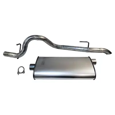 Crown Automotive Jeep Replacement Crown Automotive Jeep Replacement 52101052AE Muffler & Tailpipe for 1996-2001 Jeep XJ Cherokee w/ 4.0L, 2.5L Engines