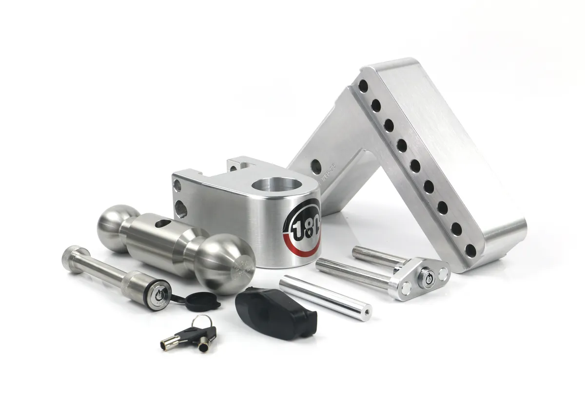180 Hitch Stainless Steel 6in Drop Hitch With 2.5in Shank (10k/18.5k Grwr) Withws05 Keyed Alike product image