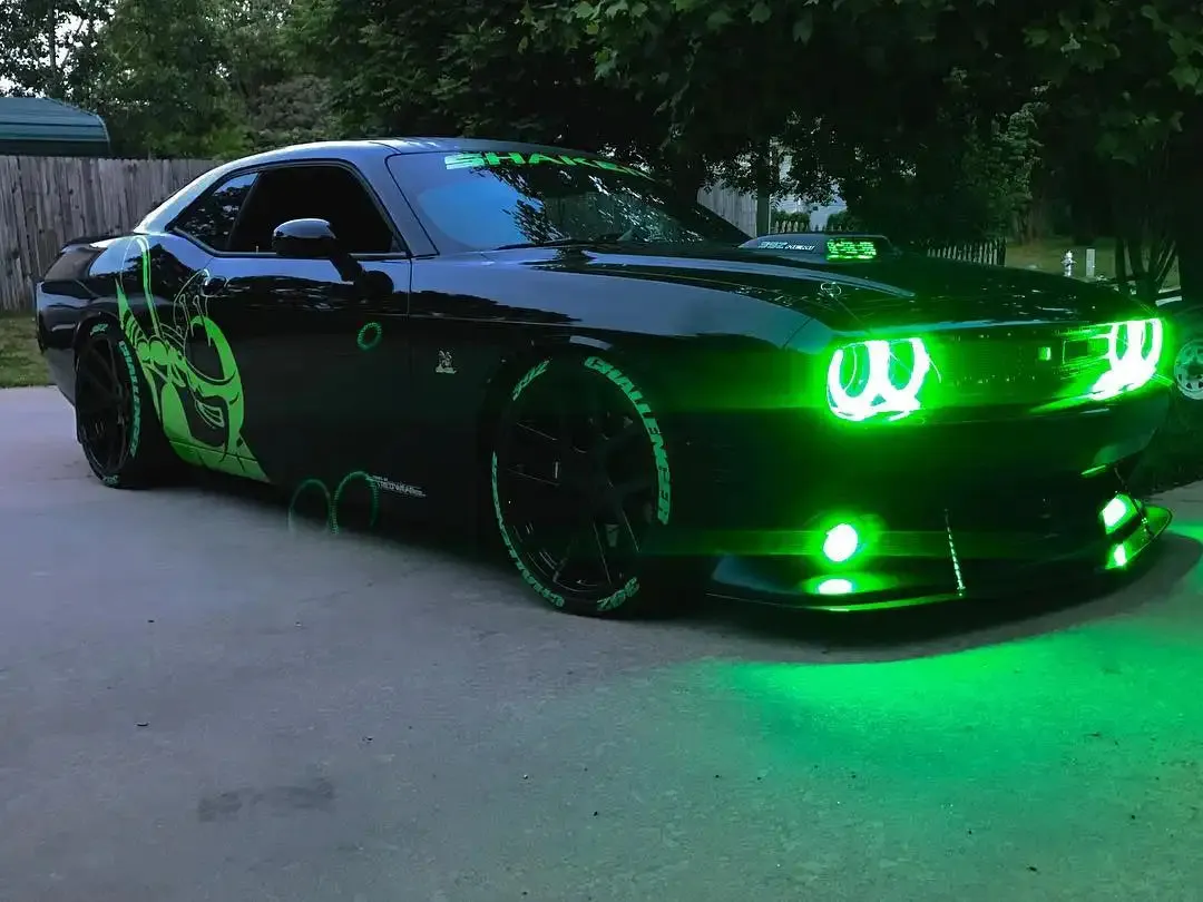 ORACLE Lighting 2015-2023 Dodge Challenger LED Surface Mount Headlight Halo Kit product image