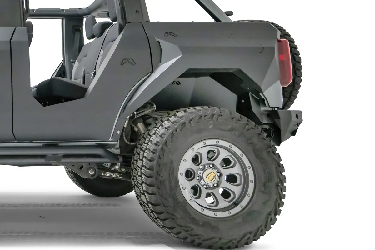 Inner Fender; Rear; Black Powder Coat; Steel Construction; product image