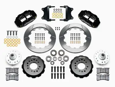 Wilwood Brakes 1955 - 1957 Chevrolet Forged Narrow Superlite 6R Big Brake Front Brake Kit (Hub) - 140-12307