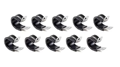 Fragola Performance Systems 3/4in (.750in) Padded Line Clamps Bag of 10 Pcs
