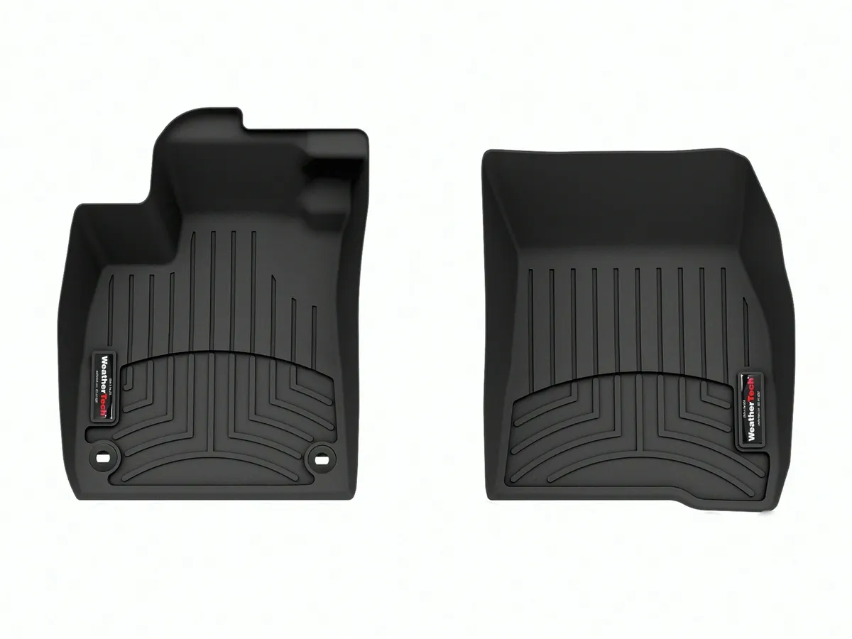 Weathertech FloorLiner™ DigitalFit®; Black; Front;