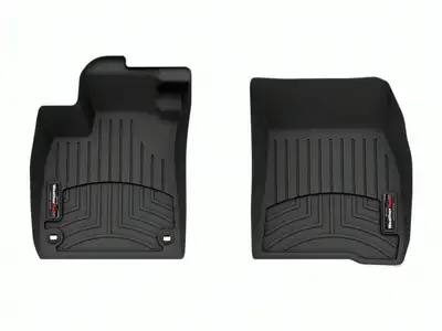 Weathertech FloorLiner™ DigitalFit®; Black; Front;