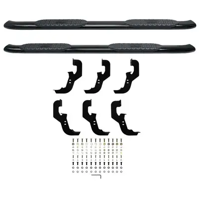 Westin 19c Silverado/Sierra 1500/20c Silverado/Sierra 2500/3500 Crew Cab Black Pro Traxx 5 Oval Nerf Bars