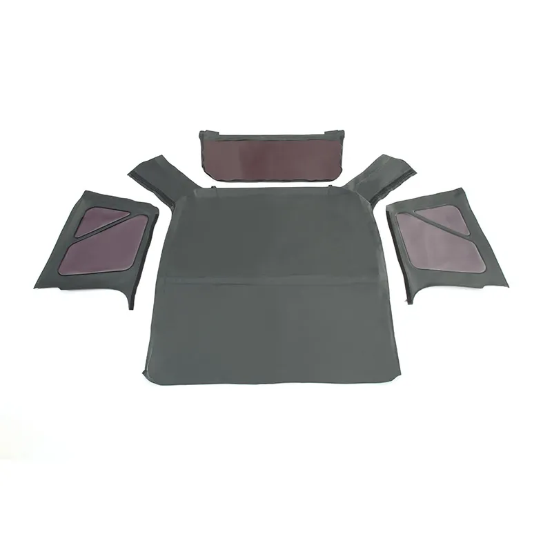 Jeep TJ Replacement Soft Top With Tinted Windows No Doors For 97-06 Wrangler TJ Black Diamond King 4WD product image