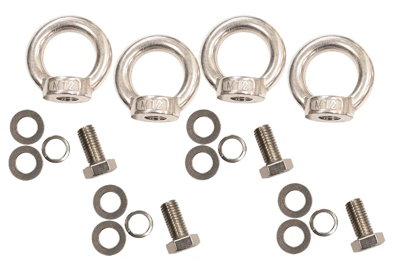 Jeep Storage/Bed Rack Tie Down Kit Stainless Steel Fishbone product image