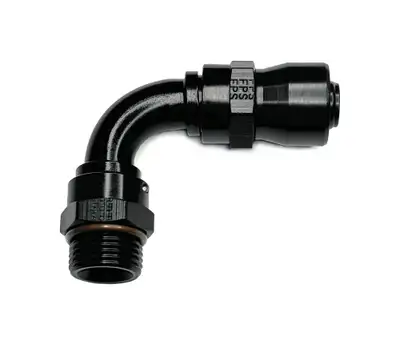 Fragola Performance Systems #12 Male Rad. Fitting x 90 Sport Crimp Hose End