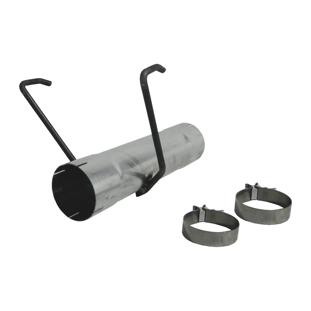 Armor Lite Single System Muffler Delete Pipe; 4 in. Inlet/Outlet Diameter; 17 in. Overall Length; Aluminized; 4 in. Outlet Diameter Tip; product image