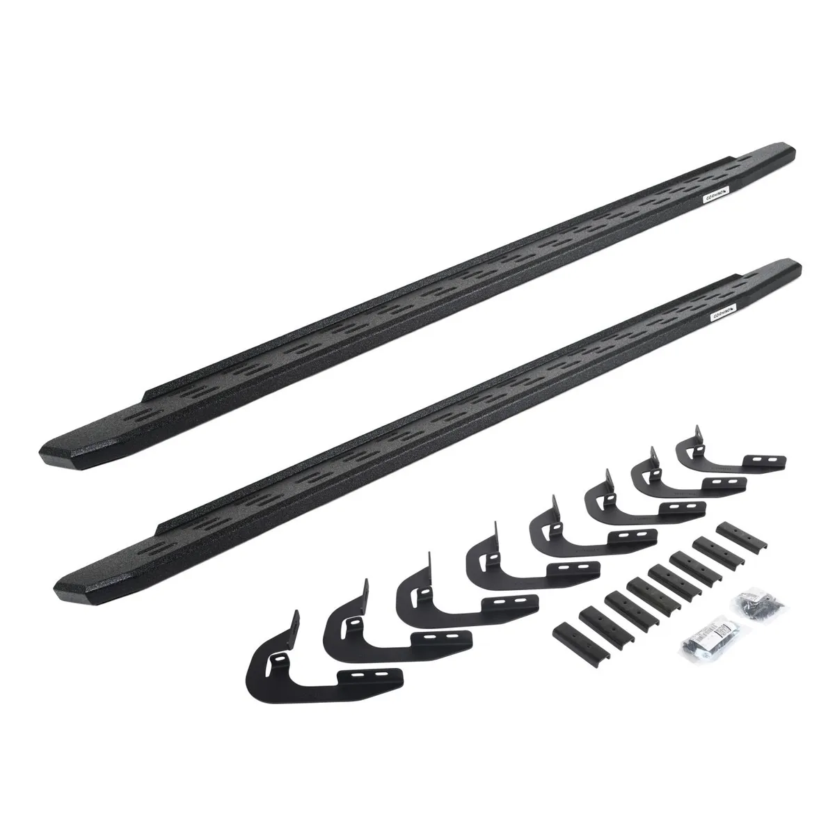 Go Rhino Go Rhino 69604787T - RB30 Running Boards with Mounting Bracket Kit - Protective Bedliner Coating