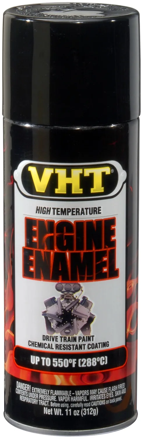 High Temperature Engine Enamel; Gloss Black; 11 Oz. Aerosol product image