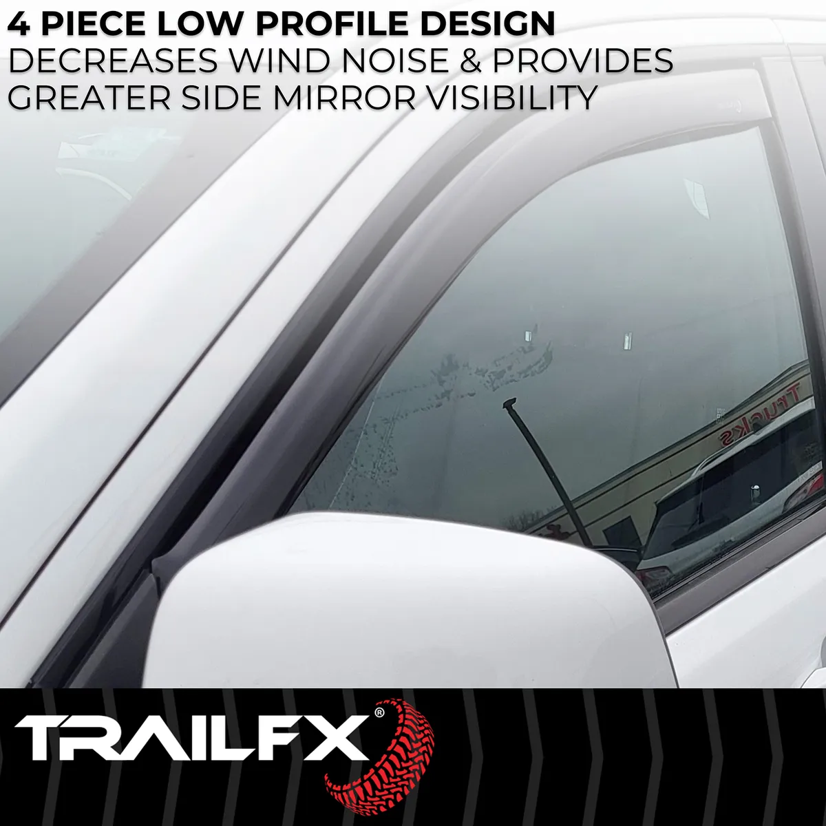 Tfx Inchannel Wndw Vents Smoke 4pc product image