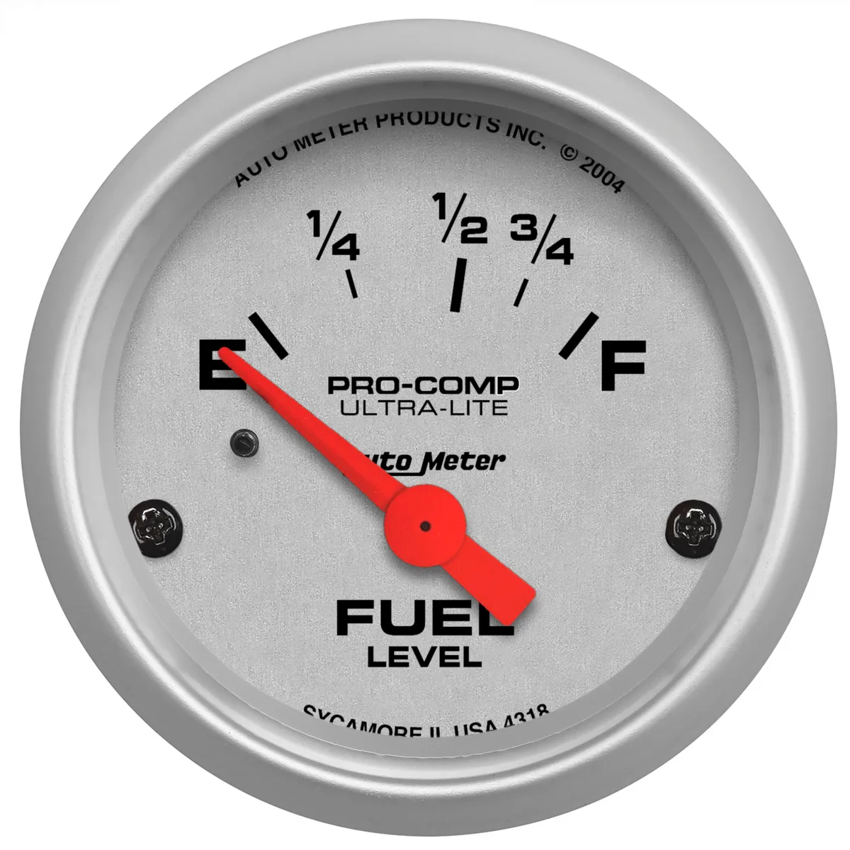 Gauge, Fuel Level, 2 1/16", 16OE to 158OF, Elec, Ultra-Lite product image