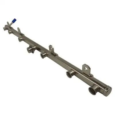Crown Automotive Jeep Replacement Fuel Rail 1997-2006 TJ Wrangler; 1996-2001 XJ Cherokee; 1995-1998 ZJ Grand Cherokee1997-1998 ZG (Europe) Grand Cherokee; 1999-2001 WJ Grand Cherokee; 2001-2004 WG (Europe) Grand Cherokee