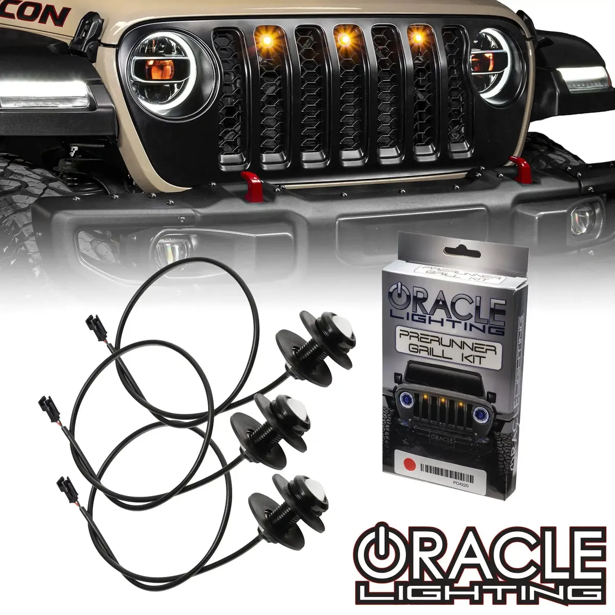ORACLE Lighting Pre-Runner Style LED Grill Light Kit for Jeep Gladiator JT product image