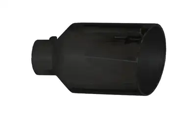 Pypes Performance exhaust Exhaust Tail Pipe Tip 5 in ID x 10 in OD x 18 in L Bolt On Hardware Not Incl Black Finish 304 Stainless Steel Pypes Exhaust