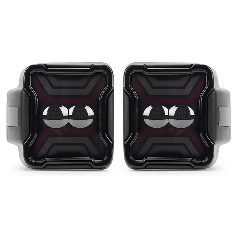 Smoked LED Tail Lights for Jeep Wrangler JL JLU 2018+ product image