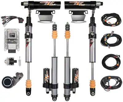 Carli Suspension Carli 19-23 RAM 2500 4x4 Diesel Eventure 2.5" rr Front & Rear Shock Pkg 3.25" Lift Res Mounts & Brake Line Tabs