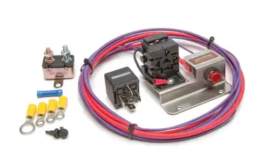 Painless Wiring Hot Shot Plus Engine Bump Switch; Incl. Bump Start Switch w/Mounting Bracket/HD Relay/Relay Base w/Wire Harness/Circuit Breaker/Crimp-On Terminals/Mounting Hardware;