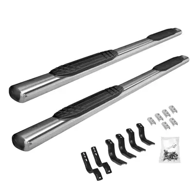 Go Rhino Go Rhino 684423971PS - 4 OE Xtreme SideSteps With Mounting Bracket Kit - Polished Stainless Steel