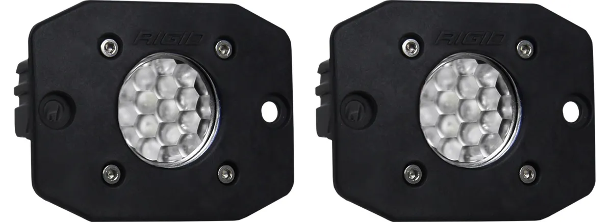 RIGID Ignite Back-Up Kit, Diffused Lens, Flush Mount, Black Housing, Pair product image