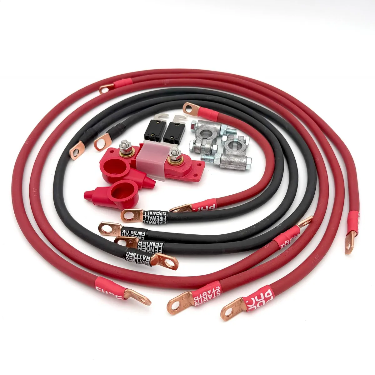 1999-2005 Jeep Grand Cherokee WJ Battery Cable Kit 4.0 Liter 4 Gauge Battery Cable Big7Kits product image