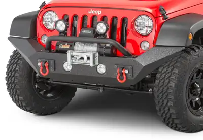 Rugged Ridge Rugged Ridge Spartan Front Bumper with High Clearance Ends and Overrider - JK