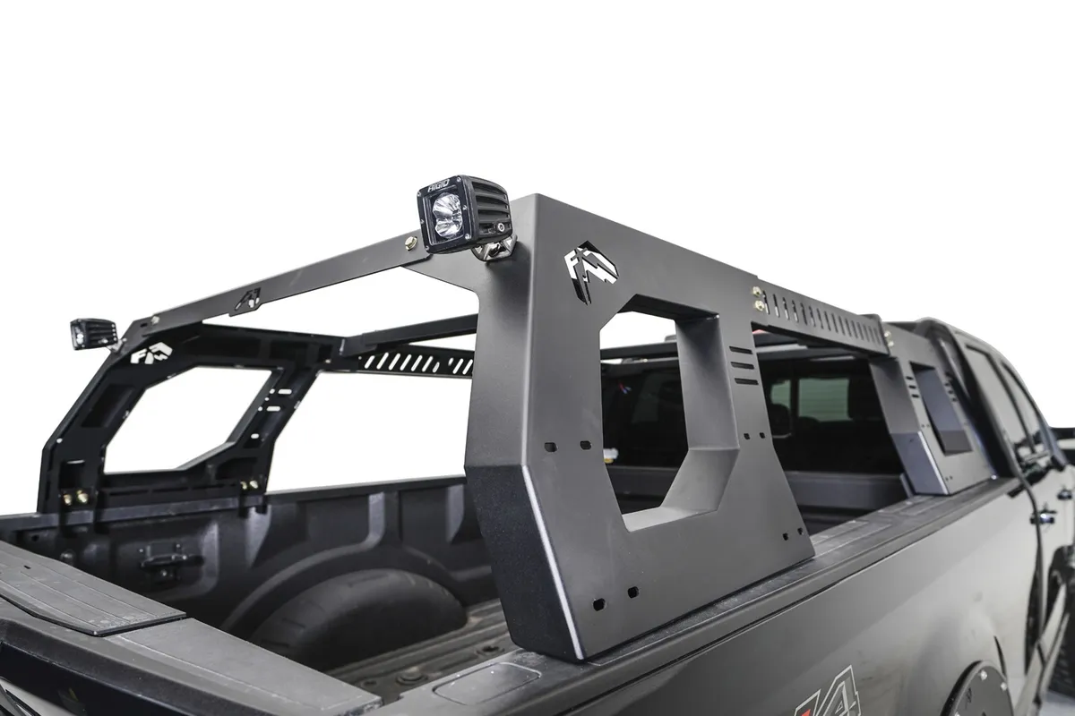 Overland Rack; Hold 700 lbs. Static Weight; 300 lbs. Dyniamic Weight; 2 Stae Matte Black Powder Coat; product image