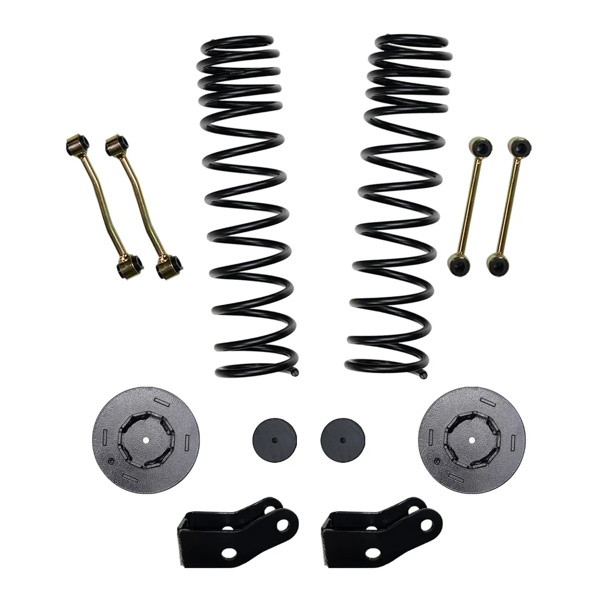 2.5 Inch Front Dual Rate Long Travel Coil Spring Lift Kit with Rear Metal Coil Spring Spacers and Shock Extensions 2020-2022 Jeep Gladiator JT Rubicon Skyjacker product image