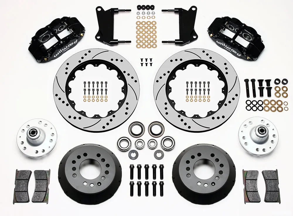 1960 - 1982 Buick, Chevrolet, Ford, GMC, Mercury, Oldsmobile, Pontiac Forged Narrow Superlite 6R Big Brake Front Brake Kit (Hub) - 140-9804 product image