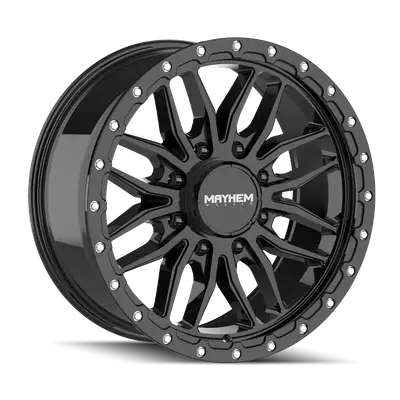 Mayhem Vector (8310) Gloss Black 17x9 8165.1 18mm 125.2mm