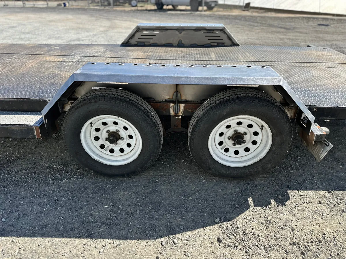 Heavy Duty Weld on DIY Drive Over Trailer Fender Kit Bare Steel - Pair product image