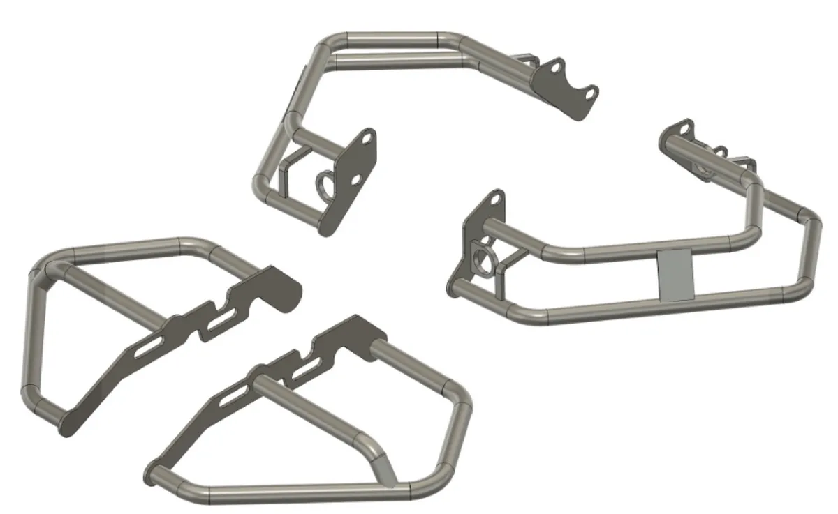 Steinjäger Steps Wrangler JLU 2019-Present Front AND Rear Step Kit 4 Door Black product image